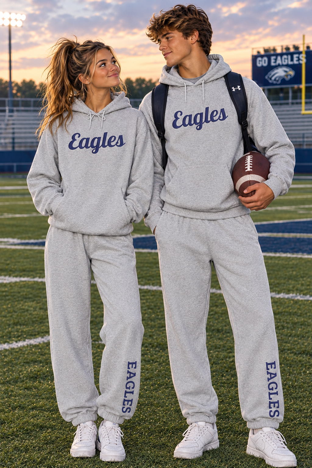 Eagles Side-Print Sweatpants - coordinating hoodie also available - request your team by email